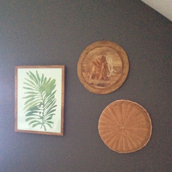 Round Shallow Natural Decor Basket 14” - Picture 7 of 7